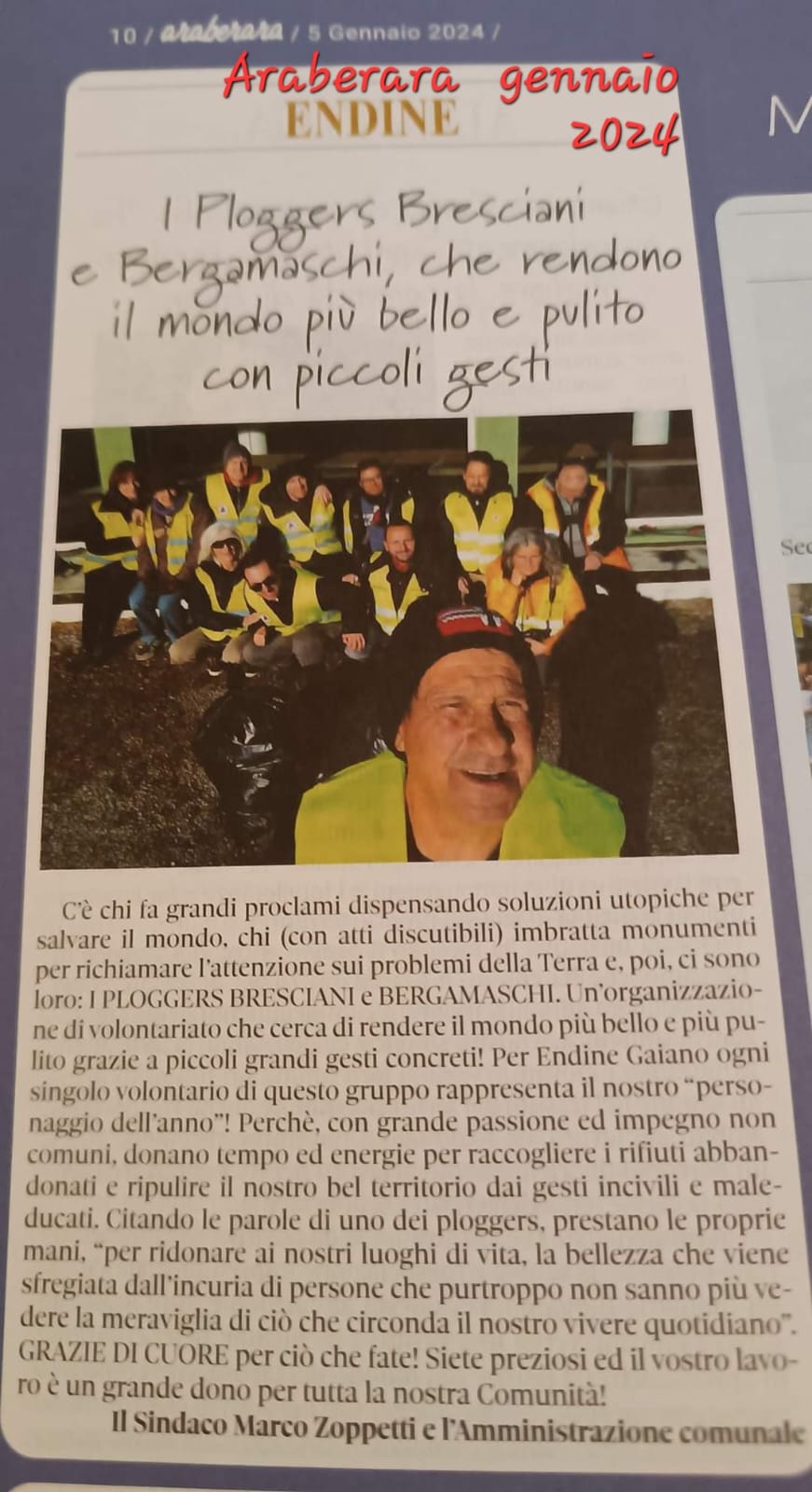 Araberara-Endine gennaio 2024