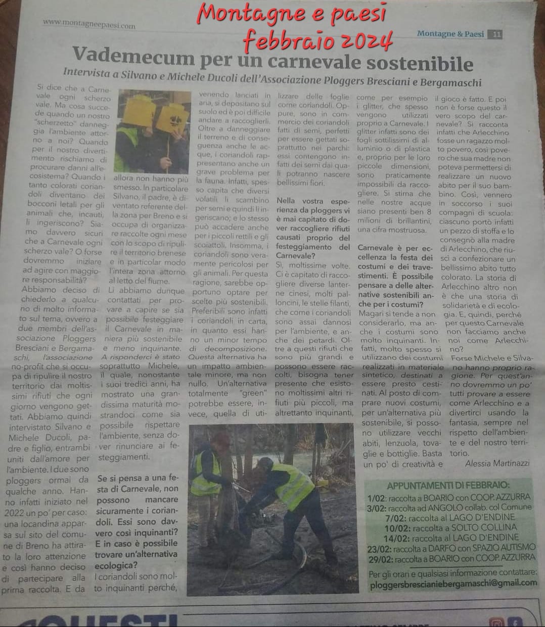 Montagne e Paesi-febbraio 2024